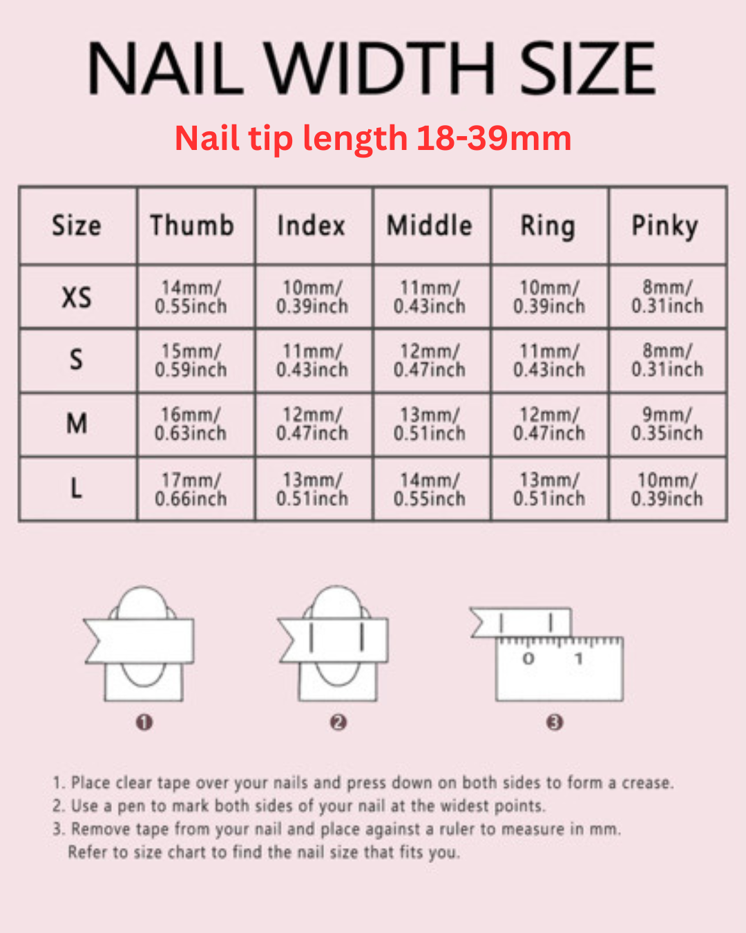 Customized Press On Nail Art, Blue Size M Length Medium
