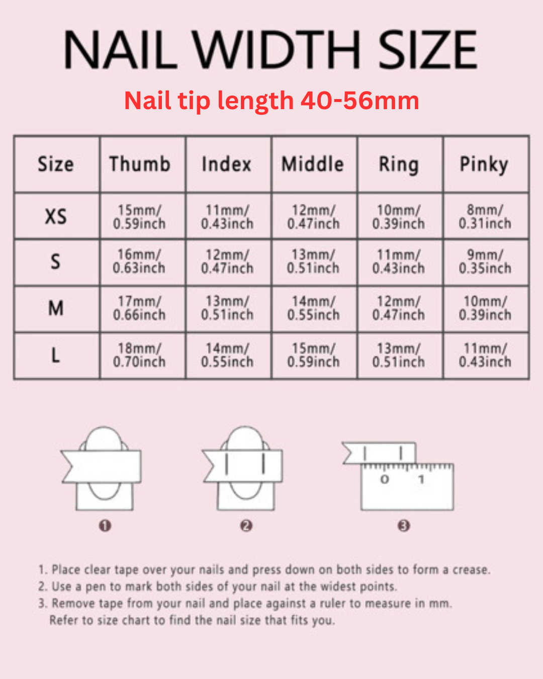 Customized Press On Nail Art, Blue Size M Length Medium