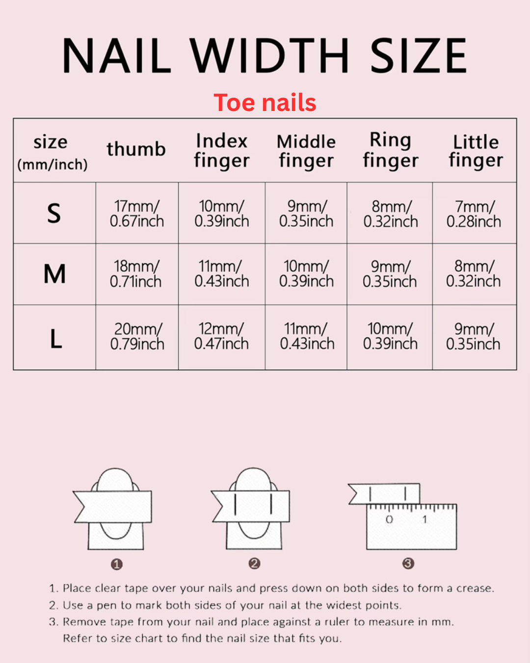 Customized Press On Nail Art, Blue Size M Length Medium
