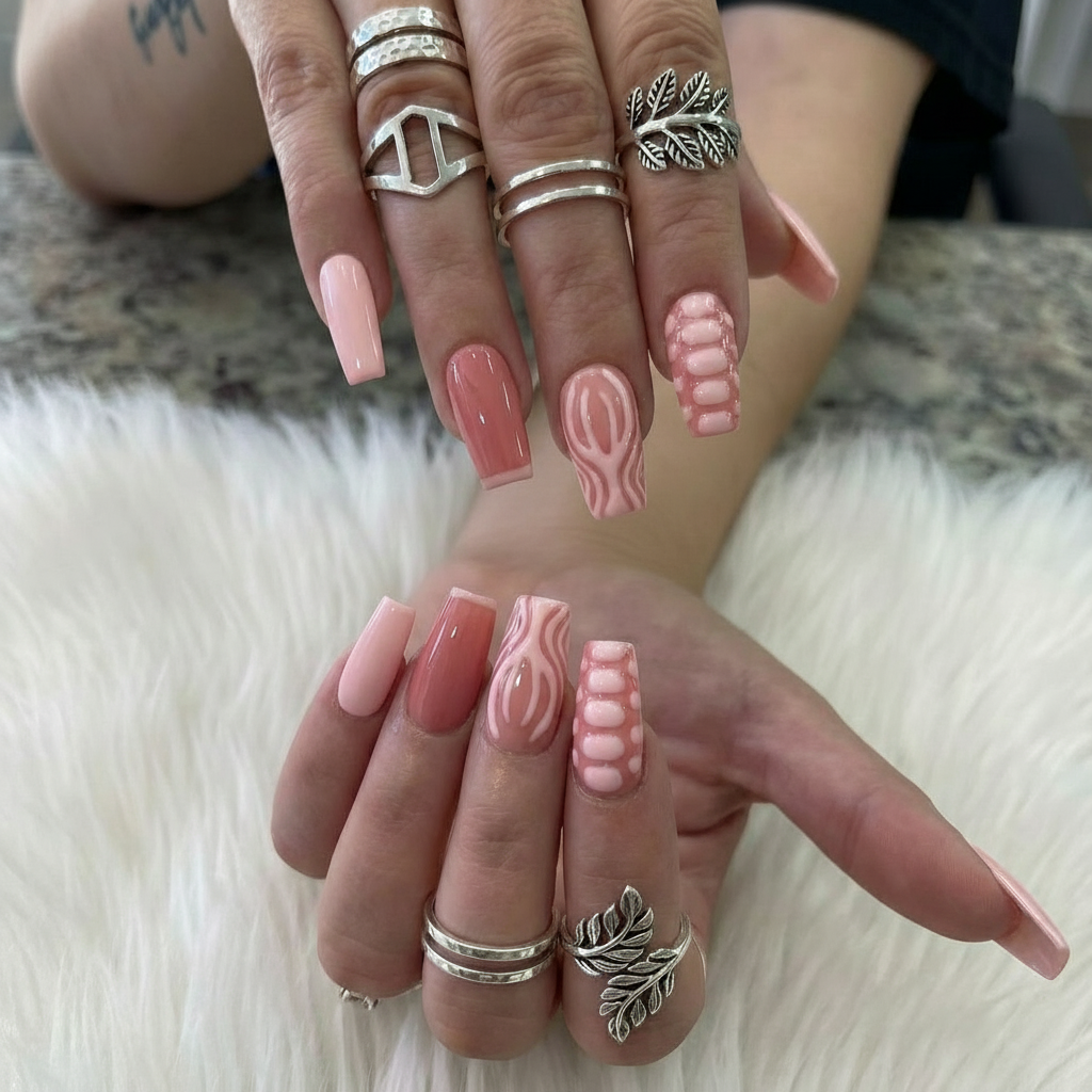 NAIL ART: Press on nails, reusable, standard selection