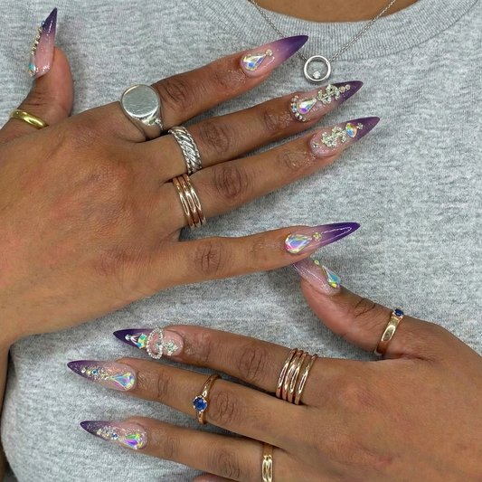 NAIL ART: Press on nails, reusable, standard selection