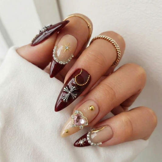 NAIL ART: Press on nails, reusable, standard selection