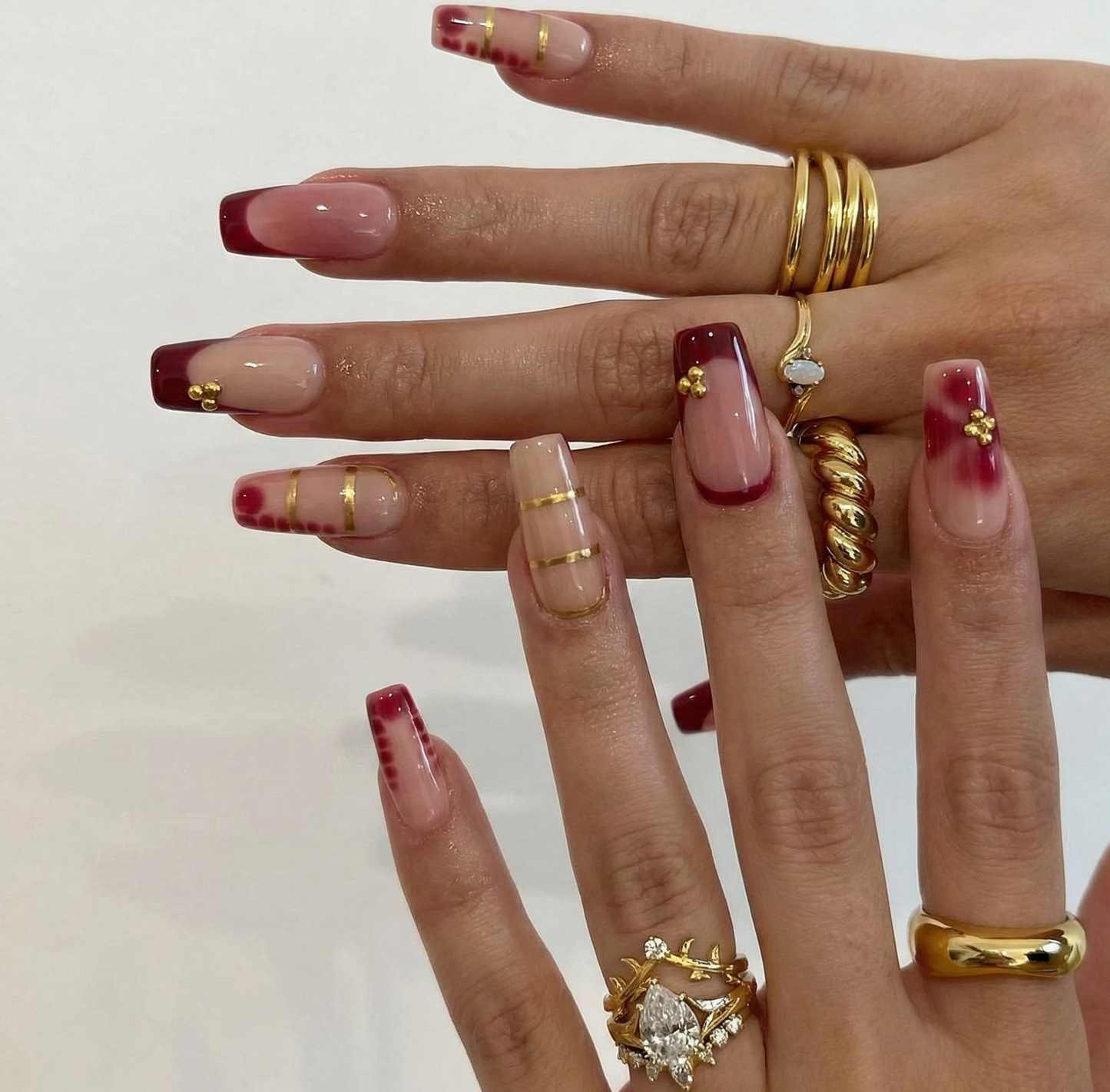 NAIL ART: Press on nails, reusable, standard selection