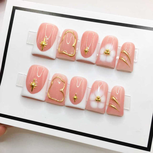 NAIL ART: Press on nails, reusable, standard selection