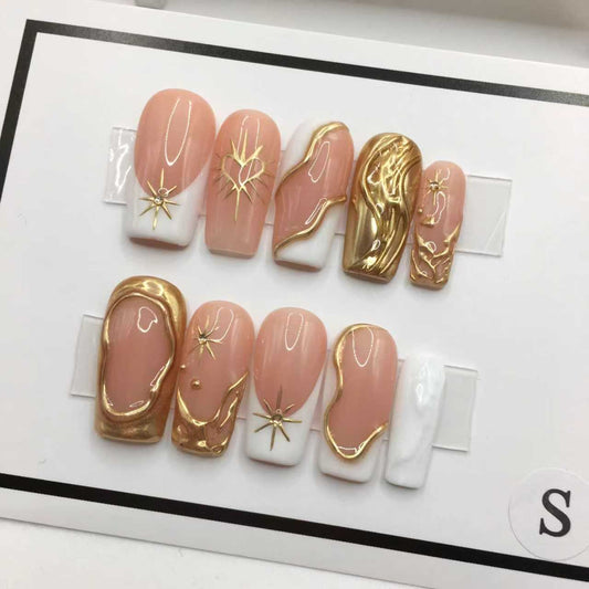 NAIL ART: Press on nails, reusable, standard selection