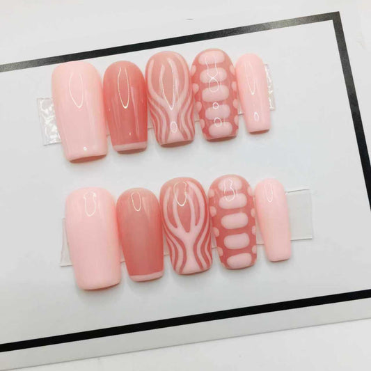 NAIL ART: Press on nails, reusable, standard selection